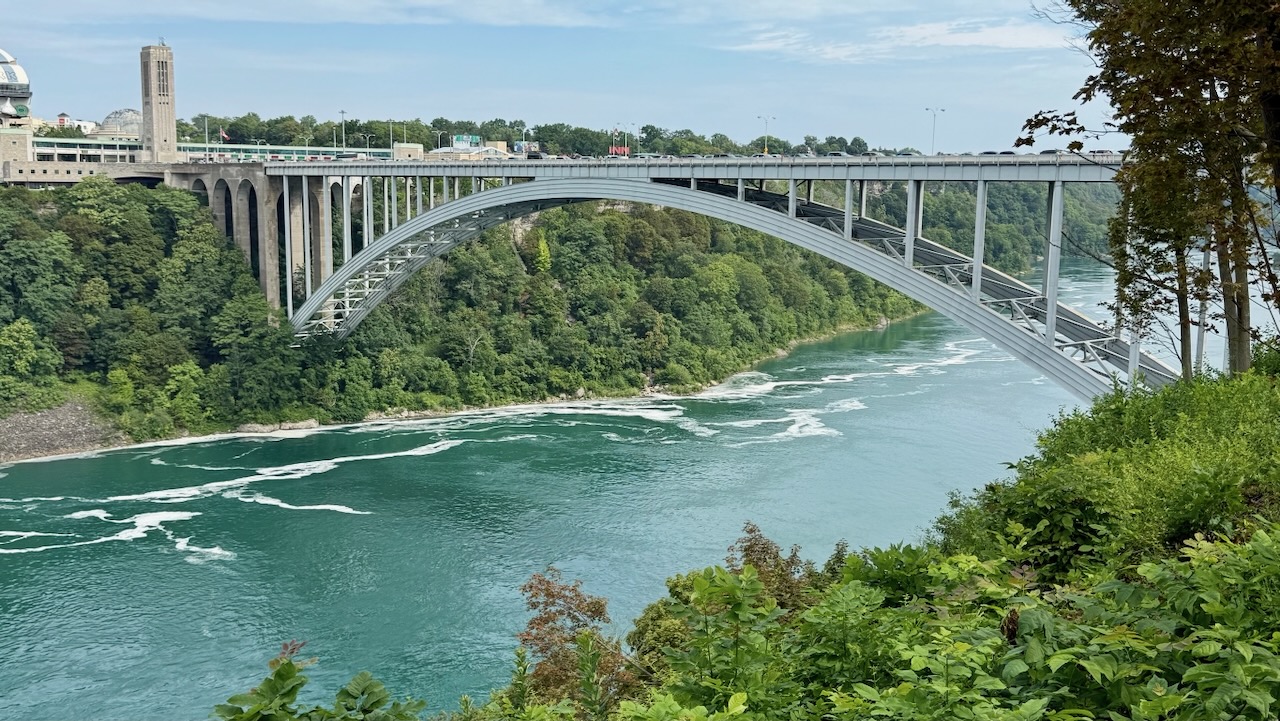 The Rainbow Bridge over the Niagara River