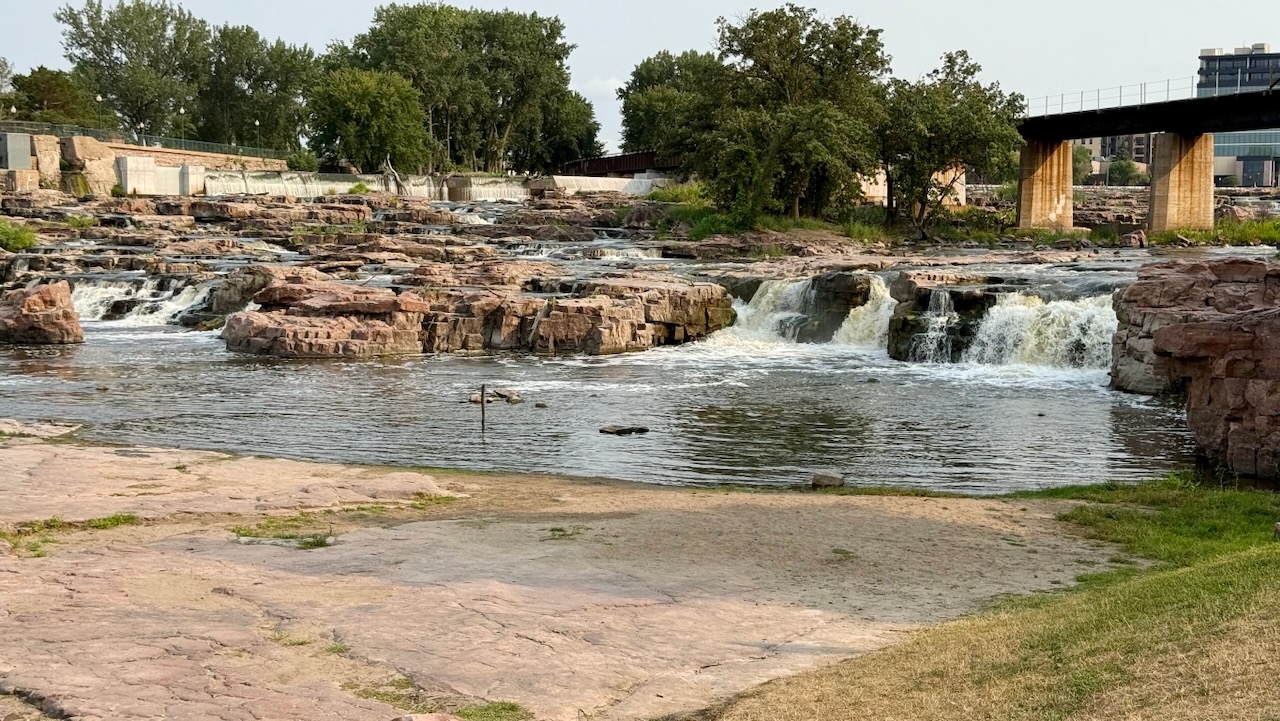 Falls Park in Sioux Falls, South Dakota